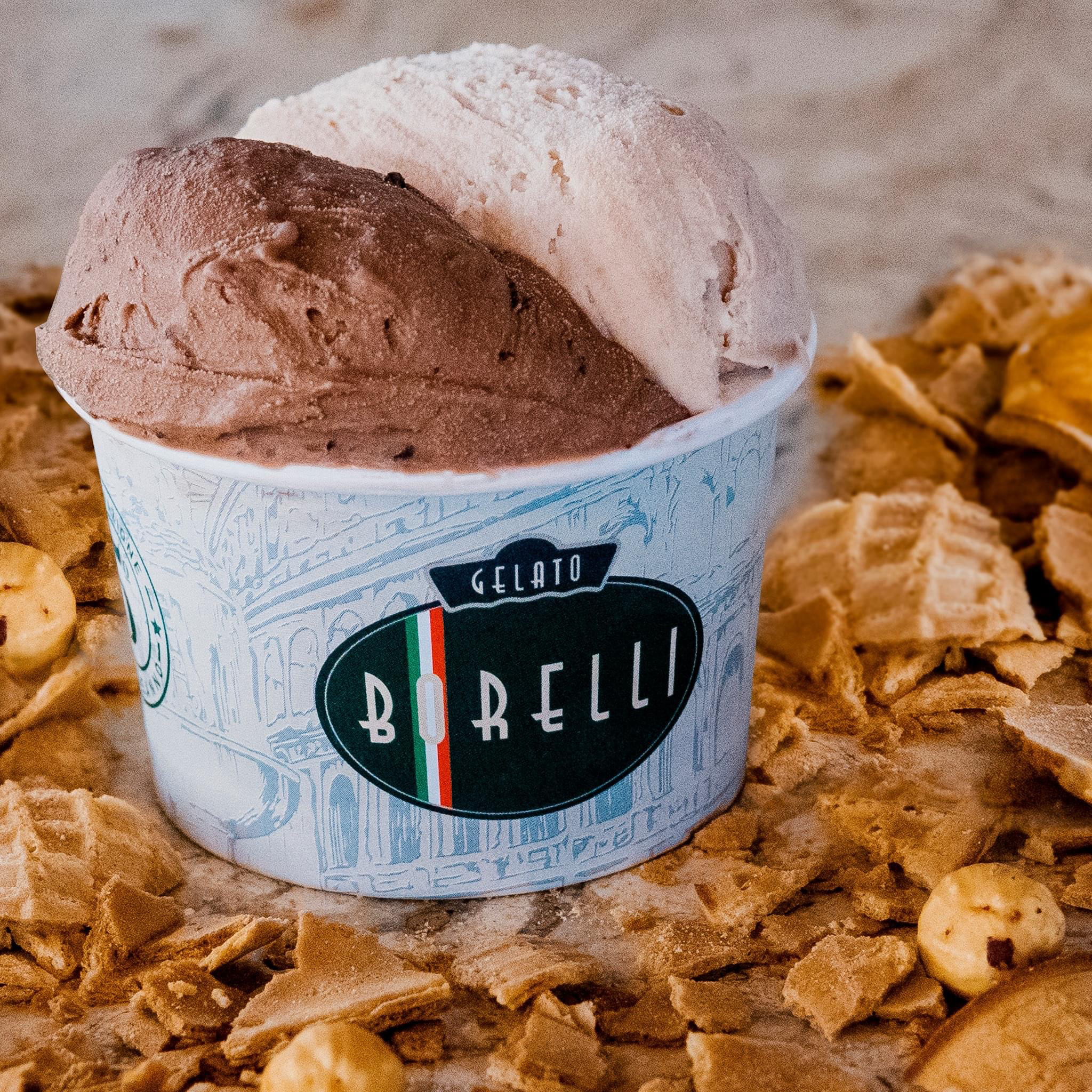Gelato Borelli - Fiúsa Center Ribeirão Preto - Duo Gourmet